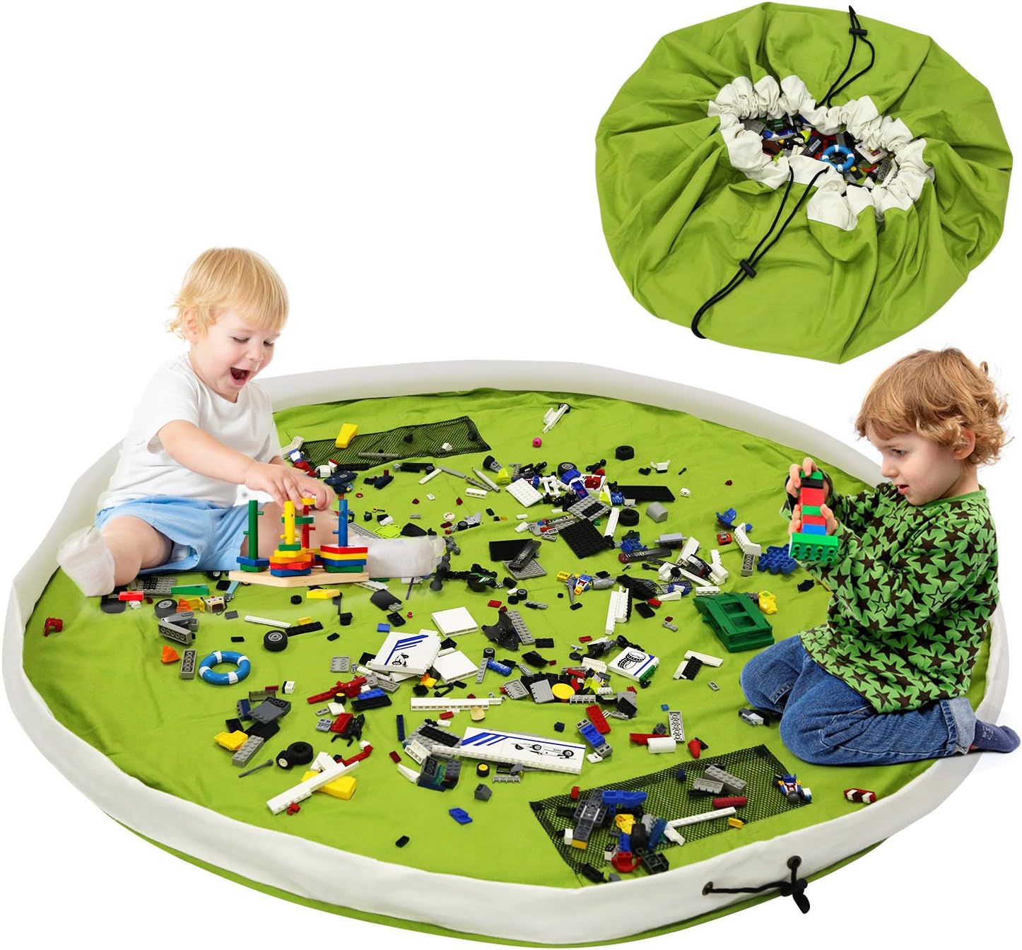 Opruimzak Speelmat 150cm Groen